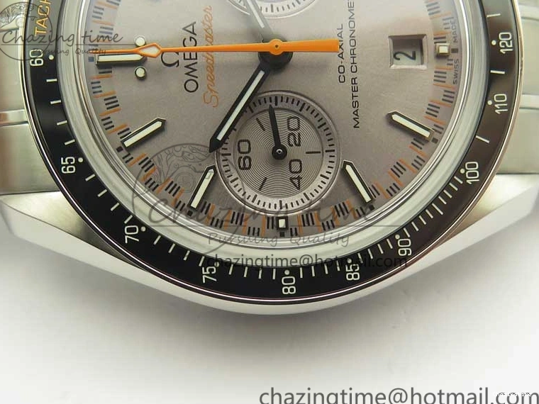 0328 Speedmaster Moonwatch OMF 1:1 Best Edition Gray Dial on SS Bracelet A TravelReady 8042